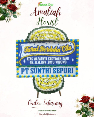 Papan Bunga Duka di Srigading
