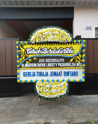 Papan Bunga Duka di Srigading