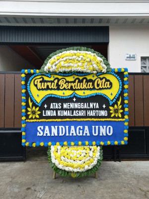 Papan Bunga Duka di Srigading